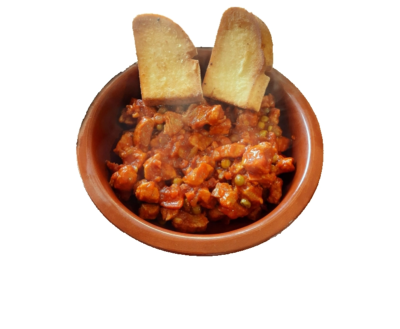 CAZUELA DE CARCAMUSAS