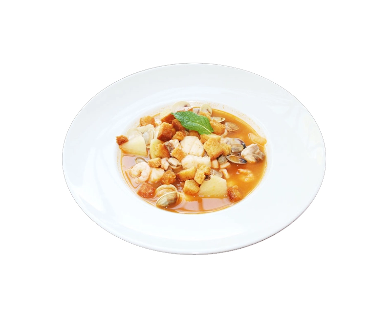SOPA DE MARISCO CON ARROZ