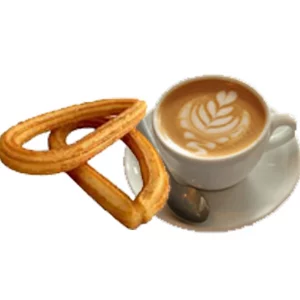 CAFÉ CON 2 CHURROS