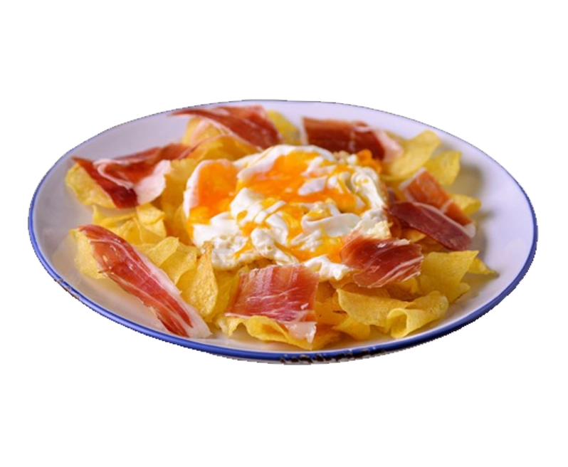HUEVOS ROTOS CON JAMON IBERICO
